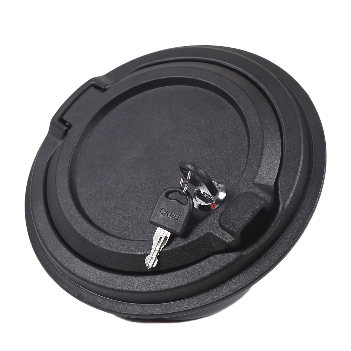 For Hummer H2 2003-2009 Black Locking Fuel Door Gas Tank Cap Cover Aluminum US 4