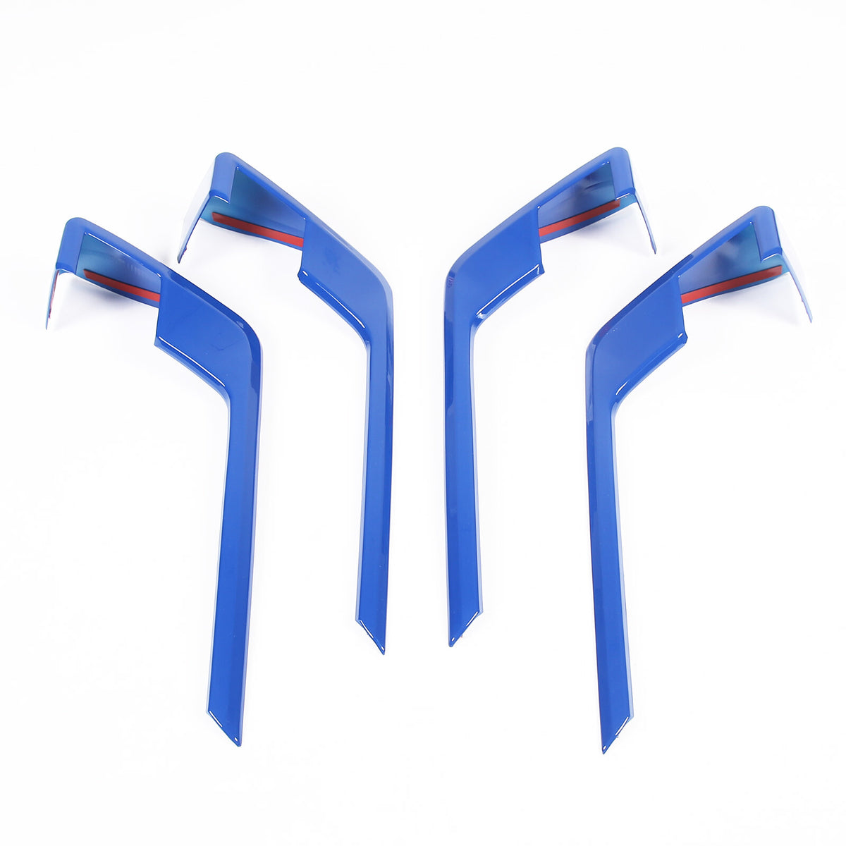 Blue ABS Interior Door Panel Strip Trim Cover For Toyota Tundra/Sequoia 2022-26 4