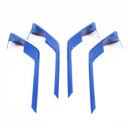 Blue ABS Interior Door Panel Strip Trim Cover For Toyota Tundra/Sequoia 2022-26 4