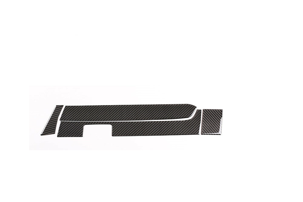 Real Carbon Fiber Co-pilot Central Control Panel Trim For Toyota Tacoma 15-20 4