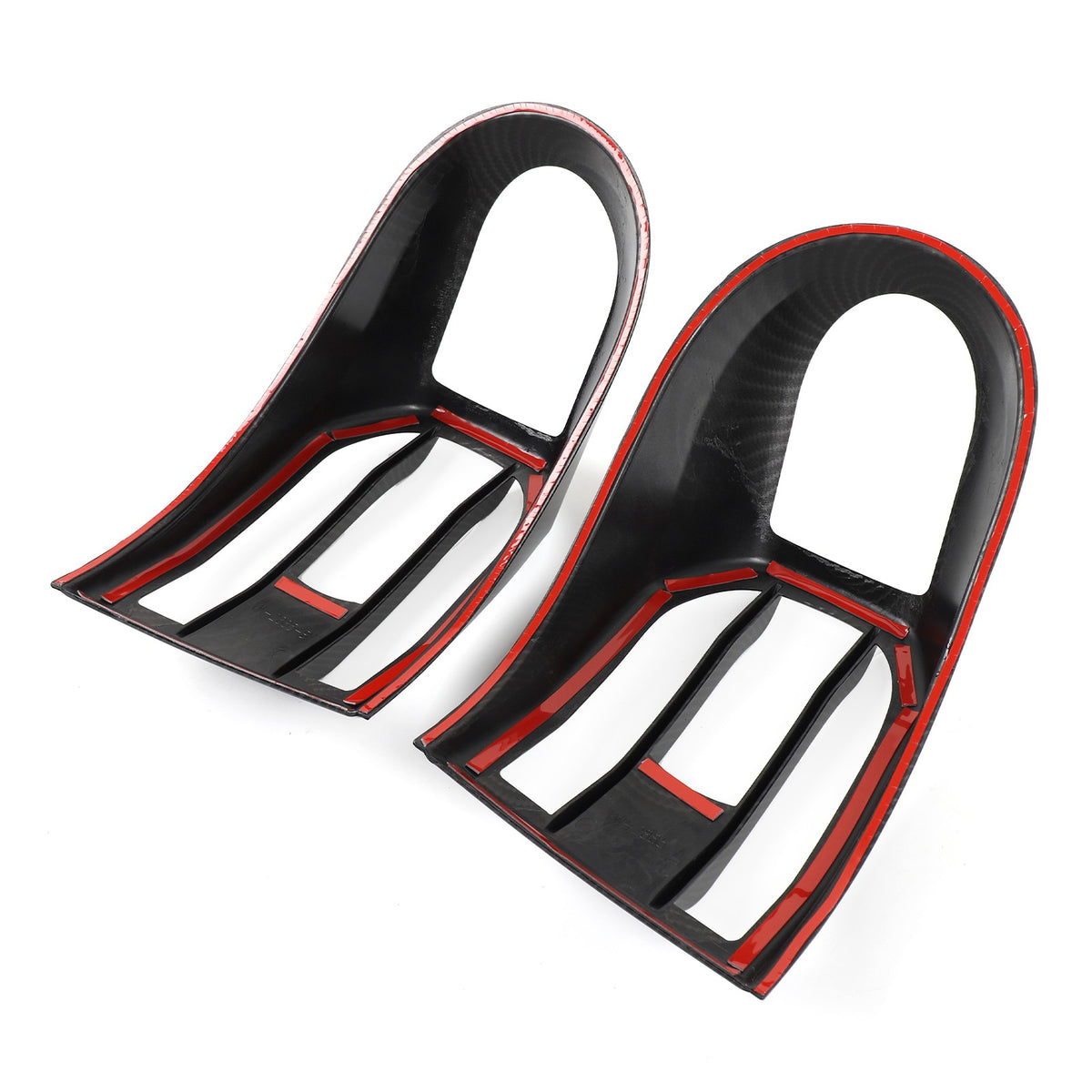 ABS Carbon Fiber Tail Light Cover Trim For Toyota FJ Cruiser 2007-2021 19