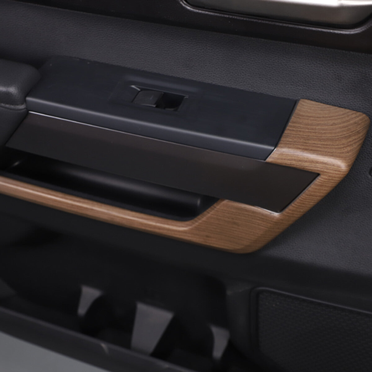 Pear Wood Interior L Strip Door Panel Trim For Toyota Tundra Sequoia 2022-26 US 6