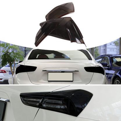Smoked Rear Tail Light Guard Cover Trim For Maserati Ghibli 2021-24 US 8