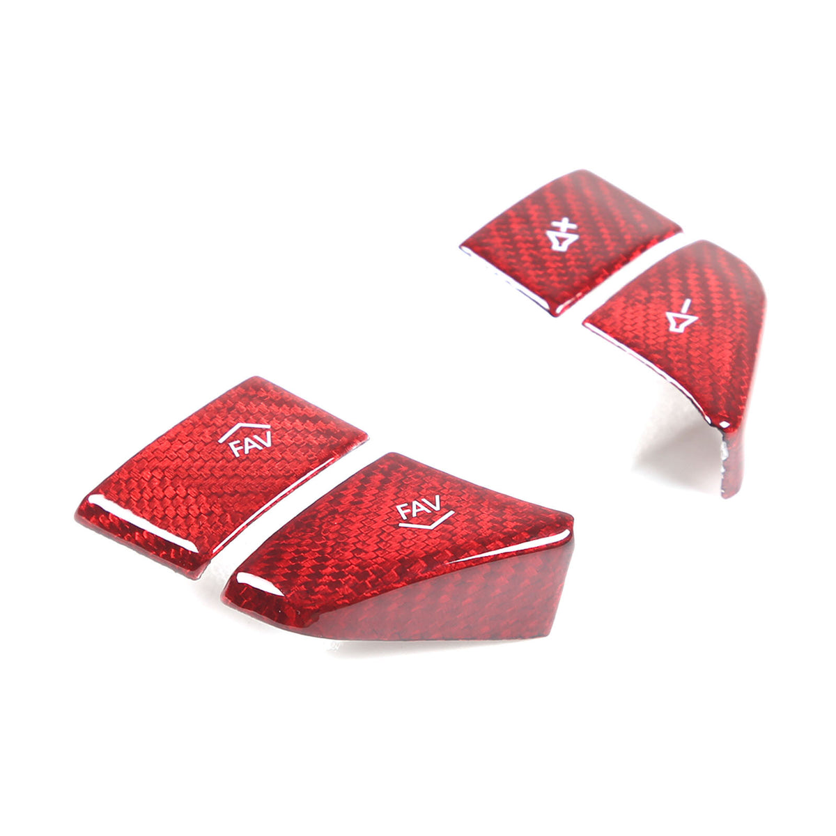 Red Real Carbon Fiber Full Interior Set Decor Trim Kit for Corvette C8 20-25 - Styles 51-55 13