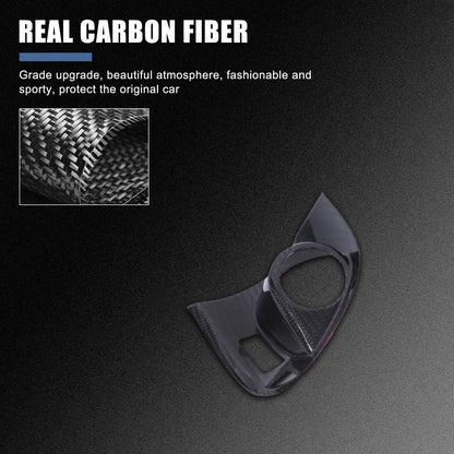 Real Carbon fiber Engine Start Stop Button Cover Trim For Subaru WRX VB 2022-24 15