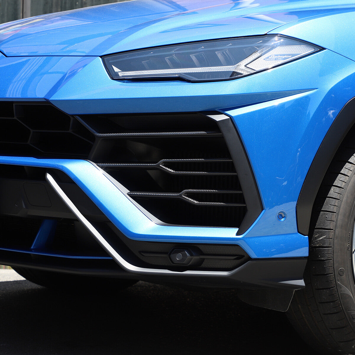 Carbon Fiber Front Bumper Winglets Fog Light Trim For Lamborghini Urus 18-21 US 12