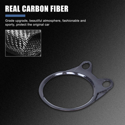 Real Carbon Fiber Center Gear Shift Panel Trim For Nissan 370Z Z34 09-20 US 6