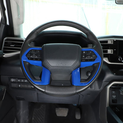ABS Blue Car Center Panel Trim Interior Accessories For Toyota Tundra 2022-2026 - Variants 6-10 70