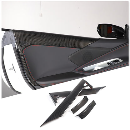 Carbon Fiber ABS Interior Full Decor Cover Trim Kit For Corvette C8 2020-2025 - Styles 46-50 33