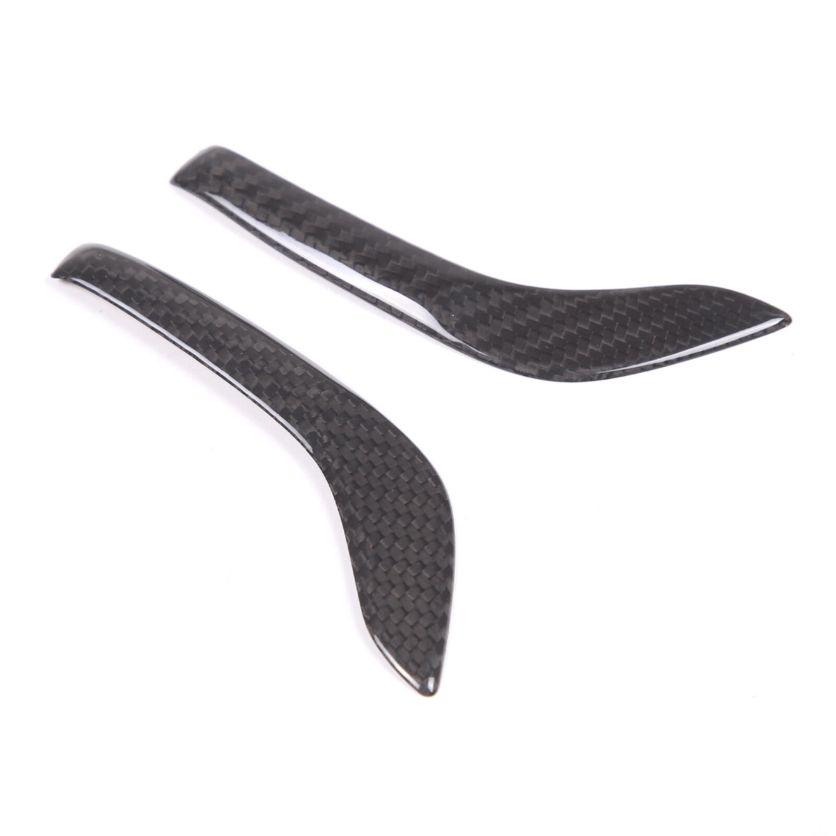 Real Carbon Fiber Gear Shift Knob Head Side Trim Cover For Maserati Ghibli 19-23 7
