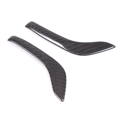 Real Carbon Fiber Gear Shift Knob Head Side Trim Cover For Maserati Ghibli 19-23 7