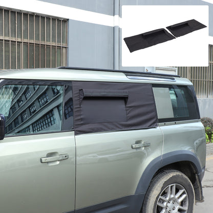 Rear Door Window Sun Shade Cover For Land Rover Defender L663 2020+ 16