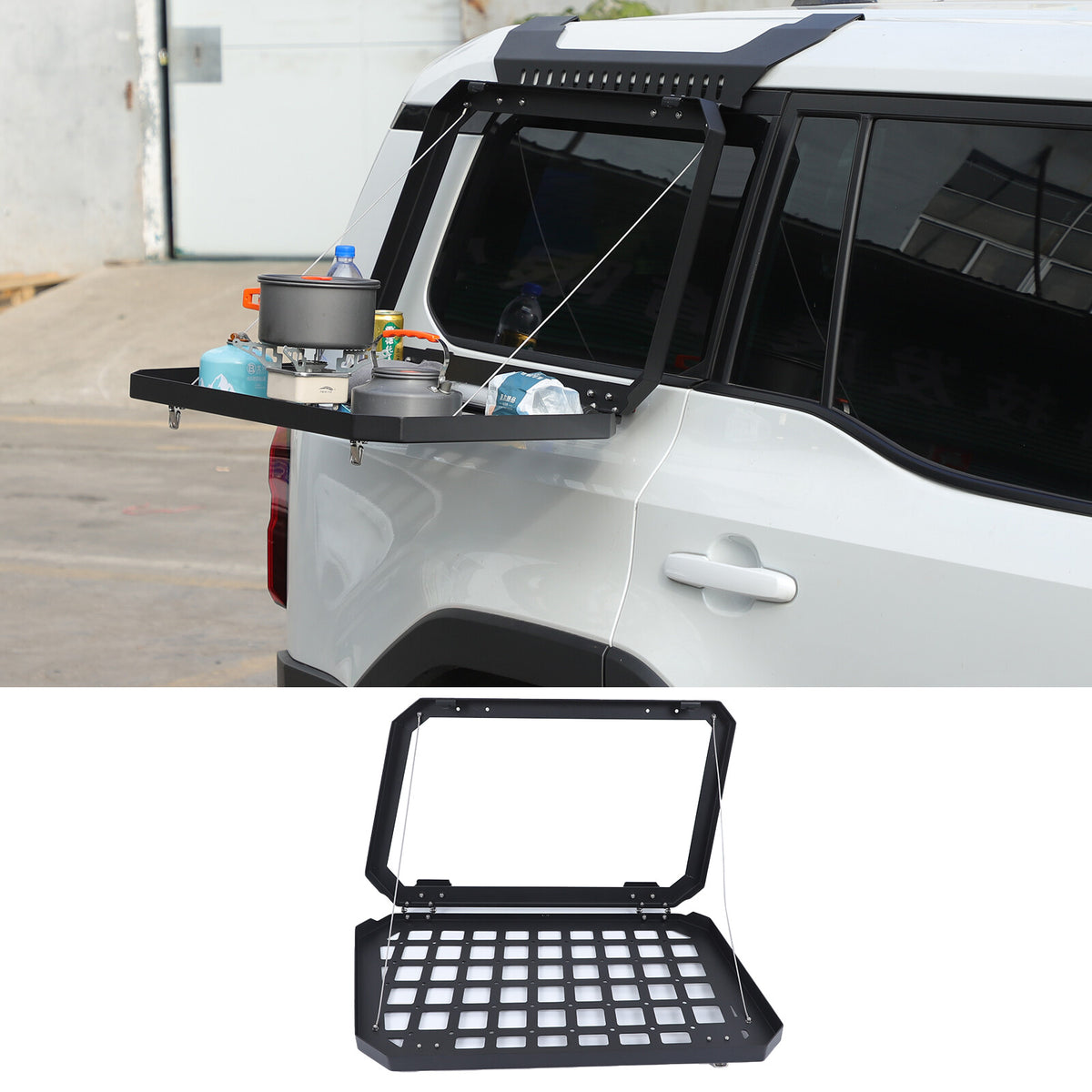 Left Side Molle Panel Trunk Shelf Storage Organizer For Land Cruiser LC250 US 11