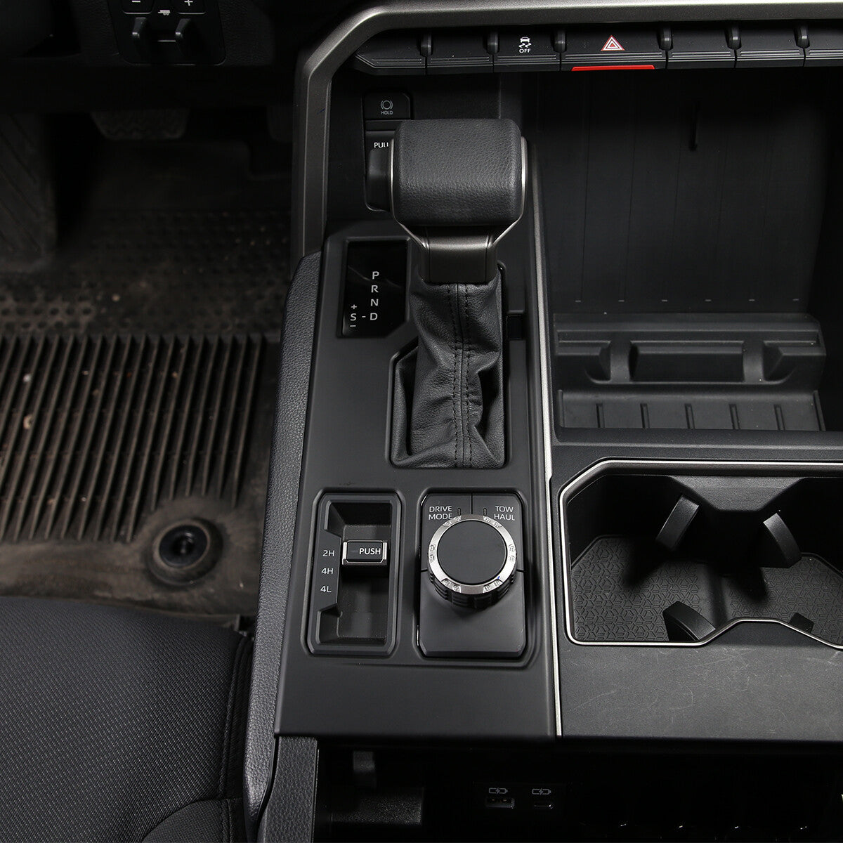 Matte Black ABS Interior Decoration Cover Trim Kit For Toyota Tundra 2022-26 US - Variants 16-20 42
