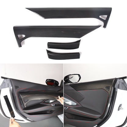 ABS Carbon Fiber Interior Full Cover Trim Kit Set For Corvette C8 2020-2025 23
