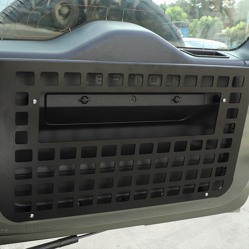 Rear Door Tailgate Table Storage Shelf Molle Panel For LR Defender L316 20+ 4