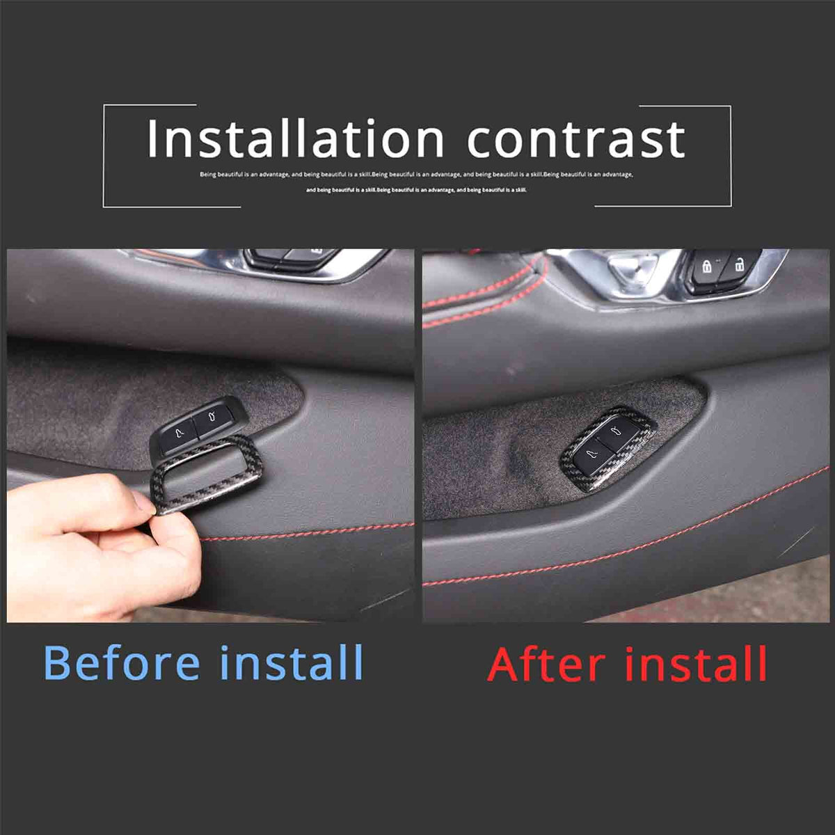 Real Dry Carbon Fiber Full Interior Center Set Trim Kit For Corvette C8 20-25 US - Styles 1-5 56