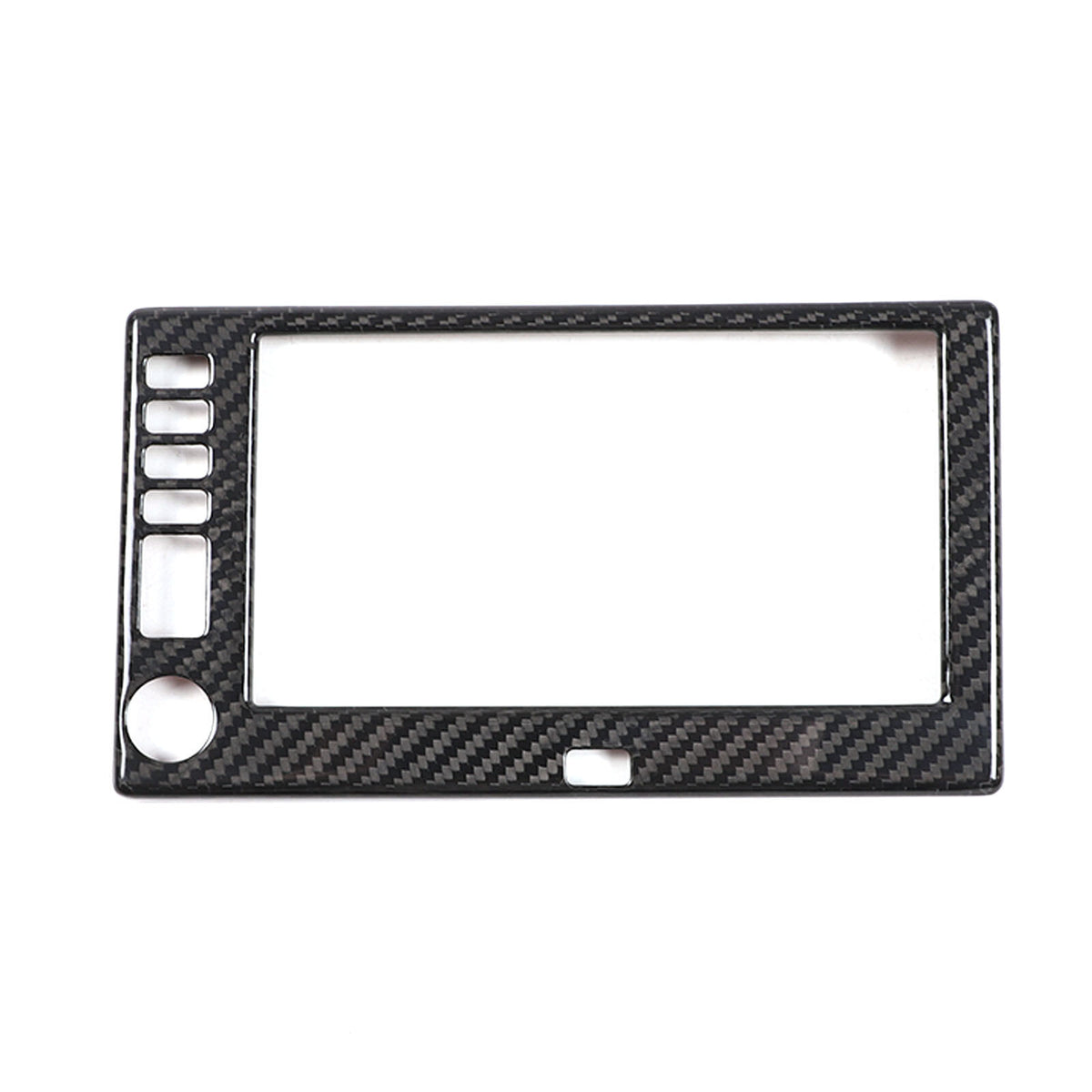 Real Carbon Fiber Center Navigation Screen Trim Cover For Corvette C6 2005-13 3