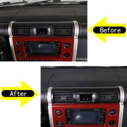 Matte Black ABS Interior Full Set Cover Trim Kit Set For FJ Cruiser 2007-2021 44