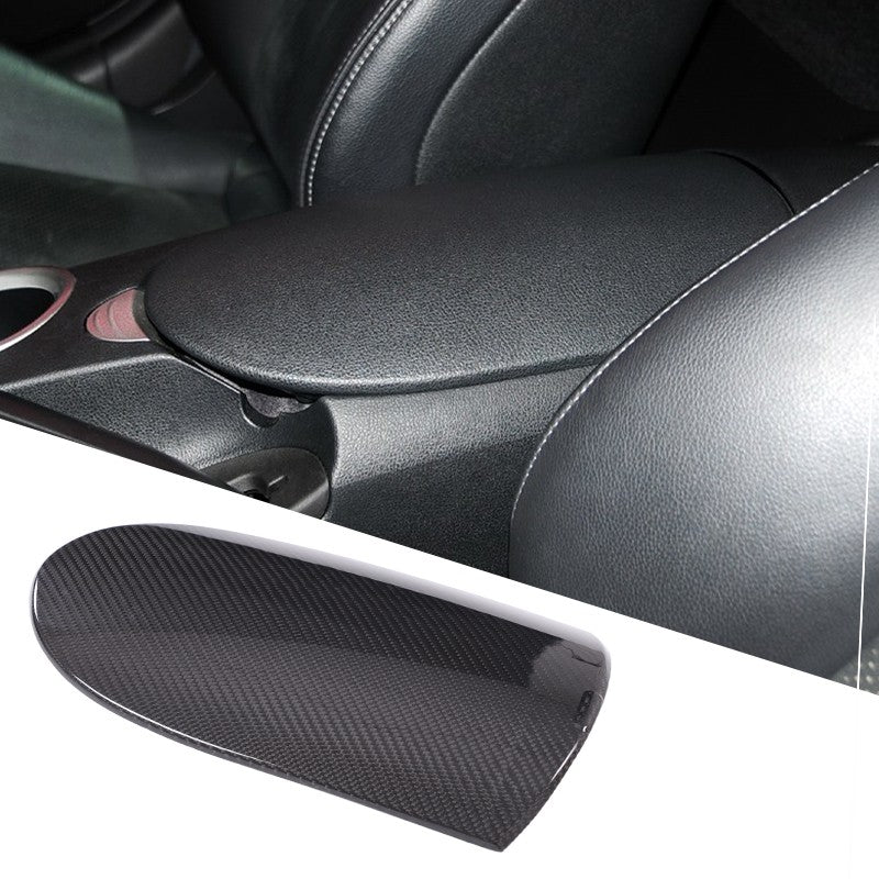 Real Carbon Fiber Center Console Armrest Box Cover For Nissan 370Z Z34 2009-2020 15
