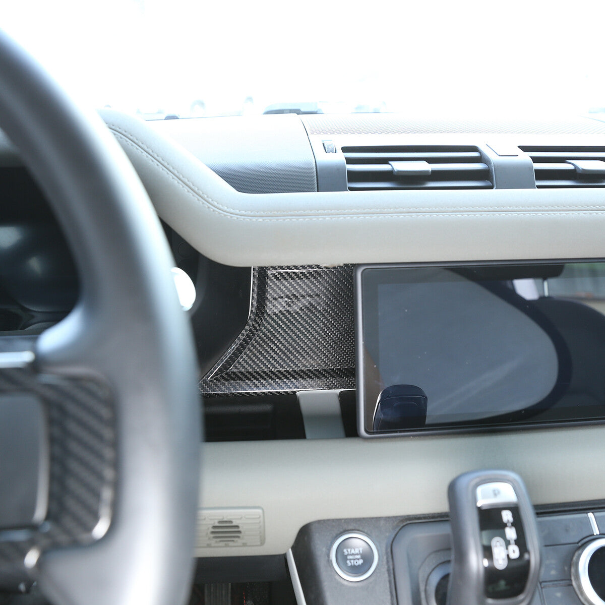 Real Dry Carbon Fiber Full Interior Trim Set For LR Defender 90 110 L663 20-23 97
