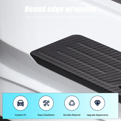 Matte Real Carbon Fiber Scuff Plate Door Sill Cover Protector For Corvette C8 23