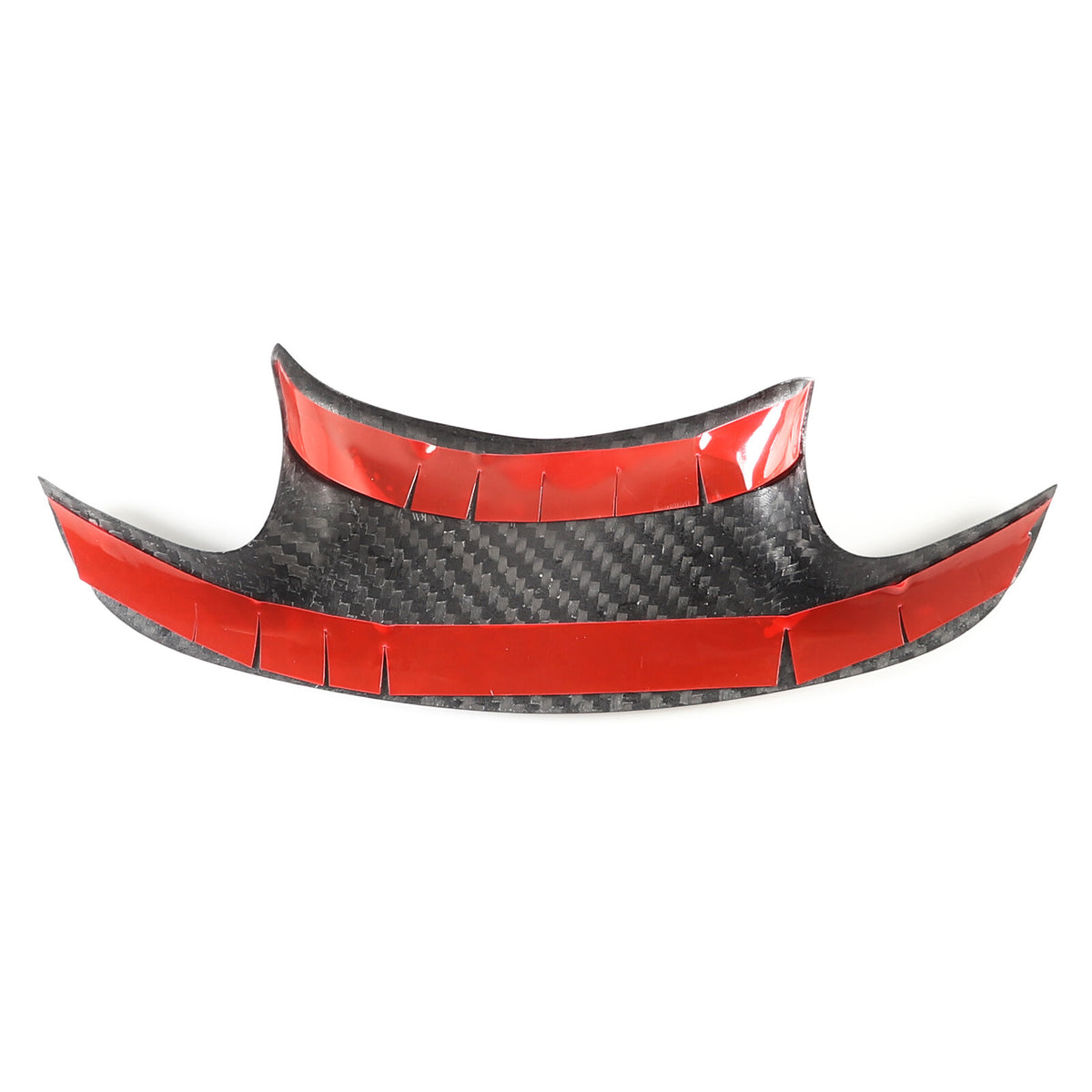 Real Dry Carbon Fiber Steering Wheel Lower Emblem Trim For Corvette C6 2005-2013 15
