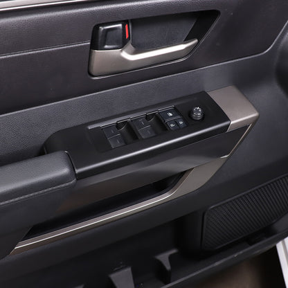 Matte Black ABS Interior Decoration Cover Trim Kit For Toyota Tundra 2022-26 US - Variants 26-29 34