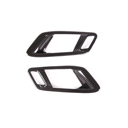 ABS Carbon Fiber Interior Door Handle Cover Trim Frame For Toyota Supra 19-24 8