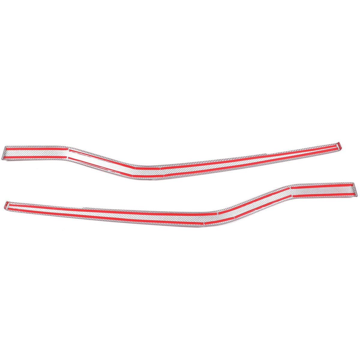 Red Real Carbon Fiber Interior Inner Door Panel Trim For Lotus Emira 2021-2023 11