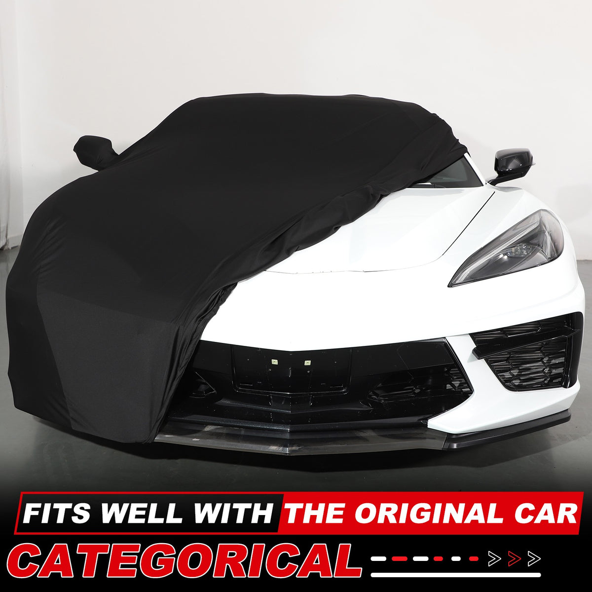 Car Protection Cover Waterproof Sun UV Snow Resistant For Corvette C8 2020+ 12