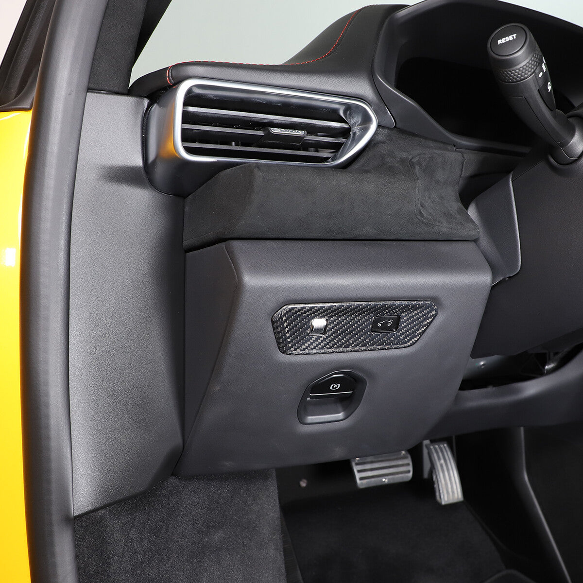 Real Carbon fiber Door Tailgate Switch Button Cover Trim For Lotus EMIRA 2021-25 18