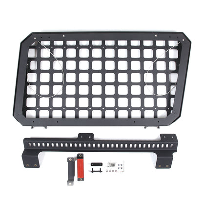Alloy Rear Roof Climbing Ladder Rack Window Molle Panel For Hummer H2 2003-09 16