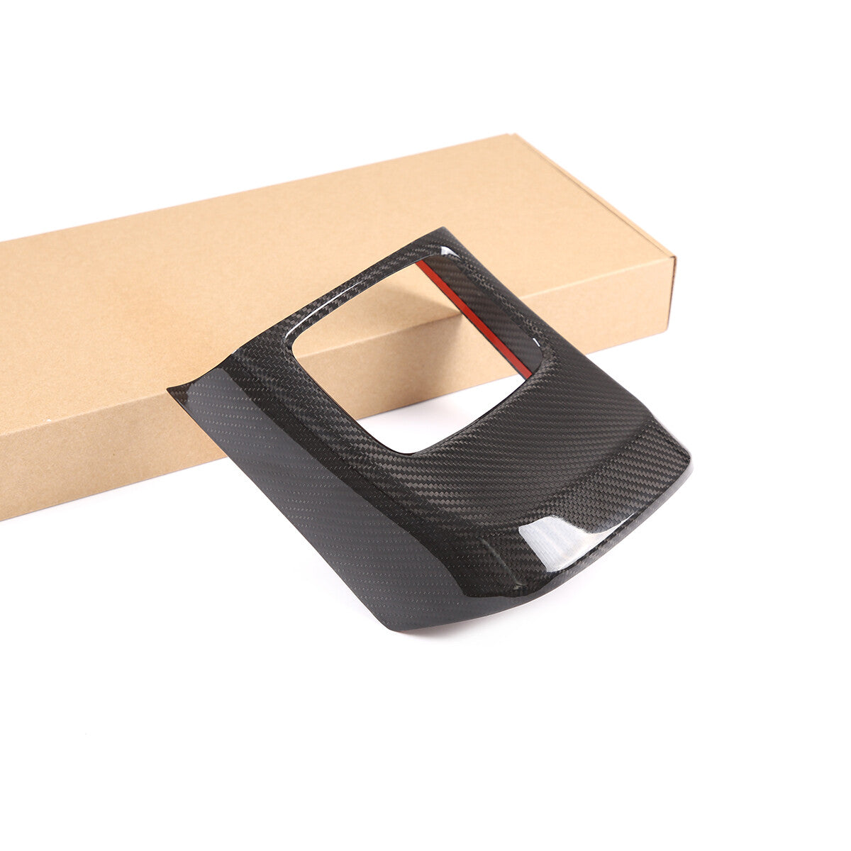 Carbon fiber Rear storage compartment box cover trim For Toyota Supra 19-24 9