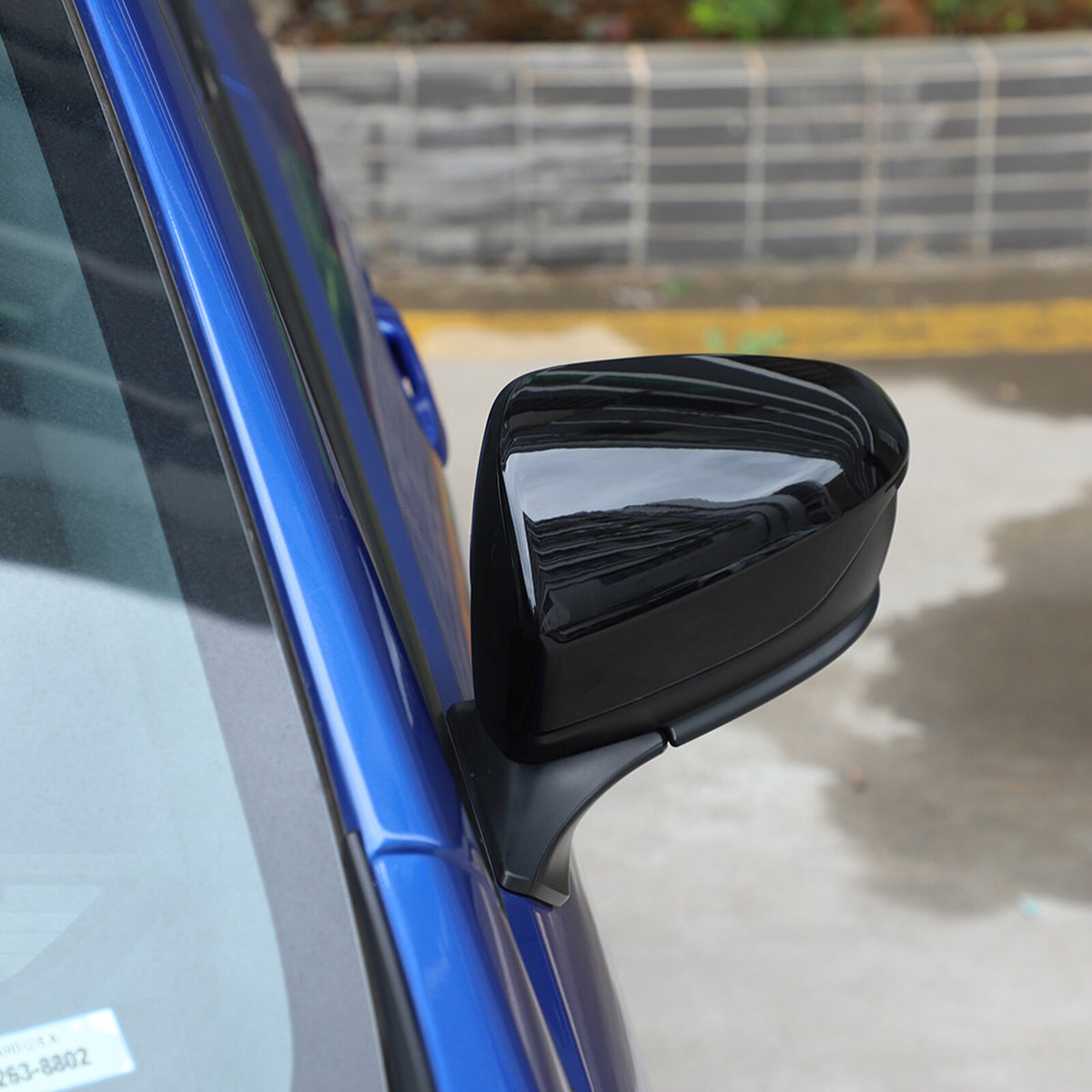 Glossy Piano Black Exterior Door Handle Window Louver Trim For Subaru WRX 22-25 2