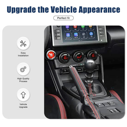 Matte Real Carbon Fiber Center Console Gear Frame For Subaru BRZ Toyota GR86 22+ 14