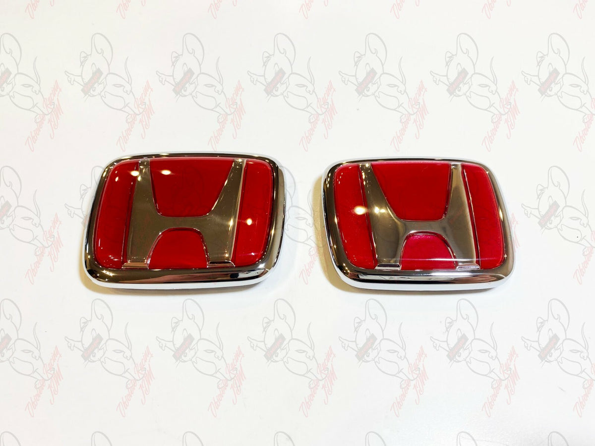 Honda Genuine Integra DC2 Type-R FRONT & REAR EMBLEMS JDM ITR OEM Badges 4