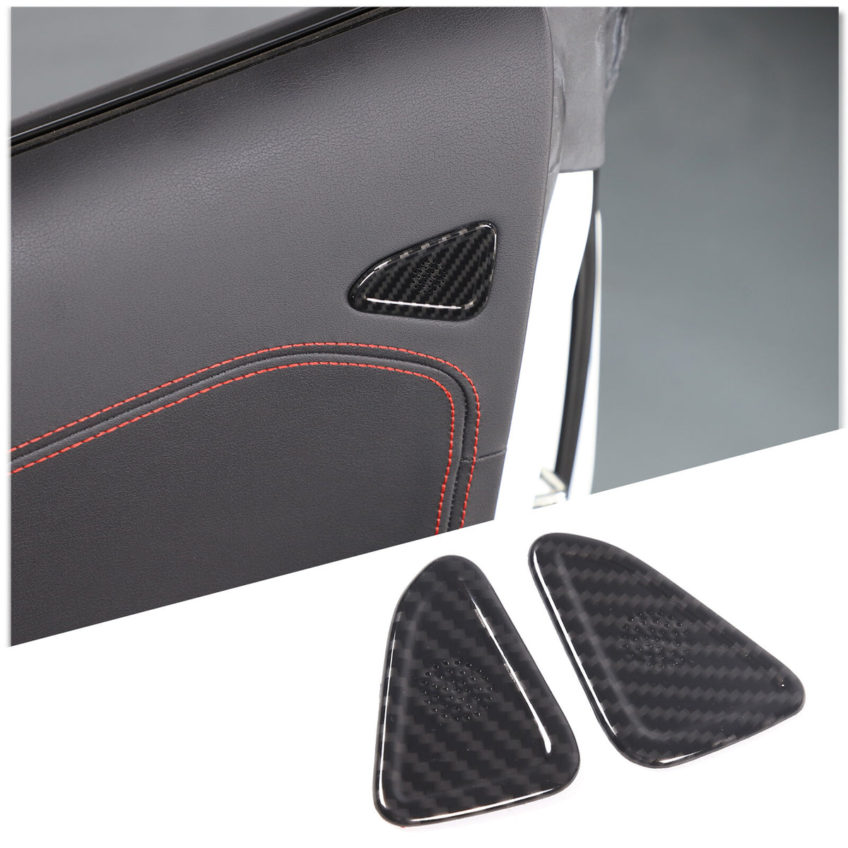 Carbon Fiber ABS Interior Full Decor Cover Trim Kit For Corvette C8 2020-2025 - Styles 36-40 57