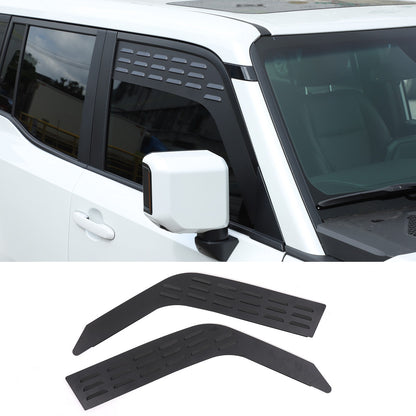 Front & Rear Window Louver Air Vent Trim For Toyota Land Cruiser Prado LC250 24+ 2
