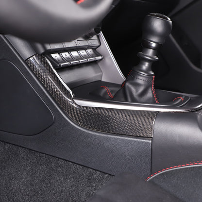 Real Carbon Fiber Center Shifter Side Bezel Frame Trim For Subaru BRZ 2022+ 7