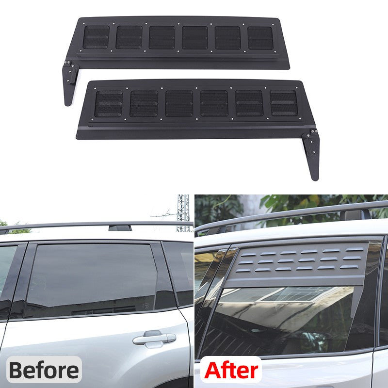 Rear Door Window Louver Air Vent Panel Trim For Subaru Forester SK 2019-2024 1