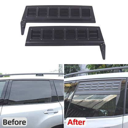 Rear Door Window Louver Air Vent Panel Trim For Subaru Forester SK 2019-2024 1