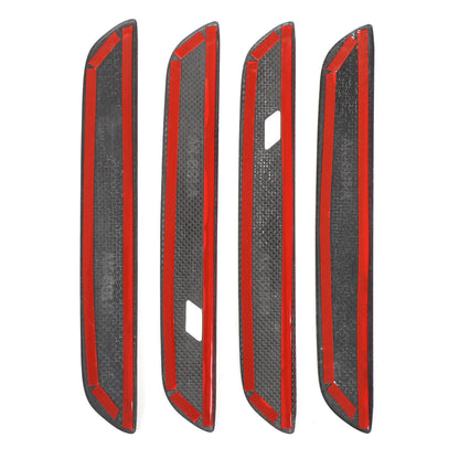 Real Carbon Fiber Outer Door Handle Trim For BMW 4 series G23 430i 440i 2022-23 3