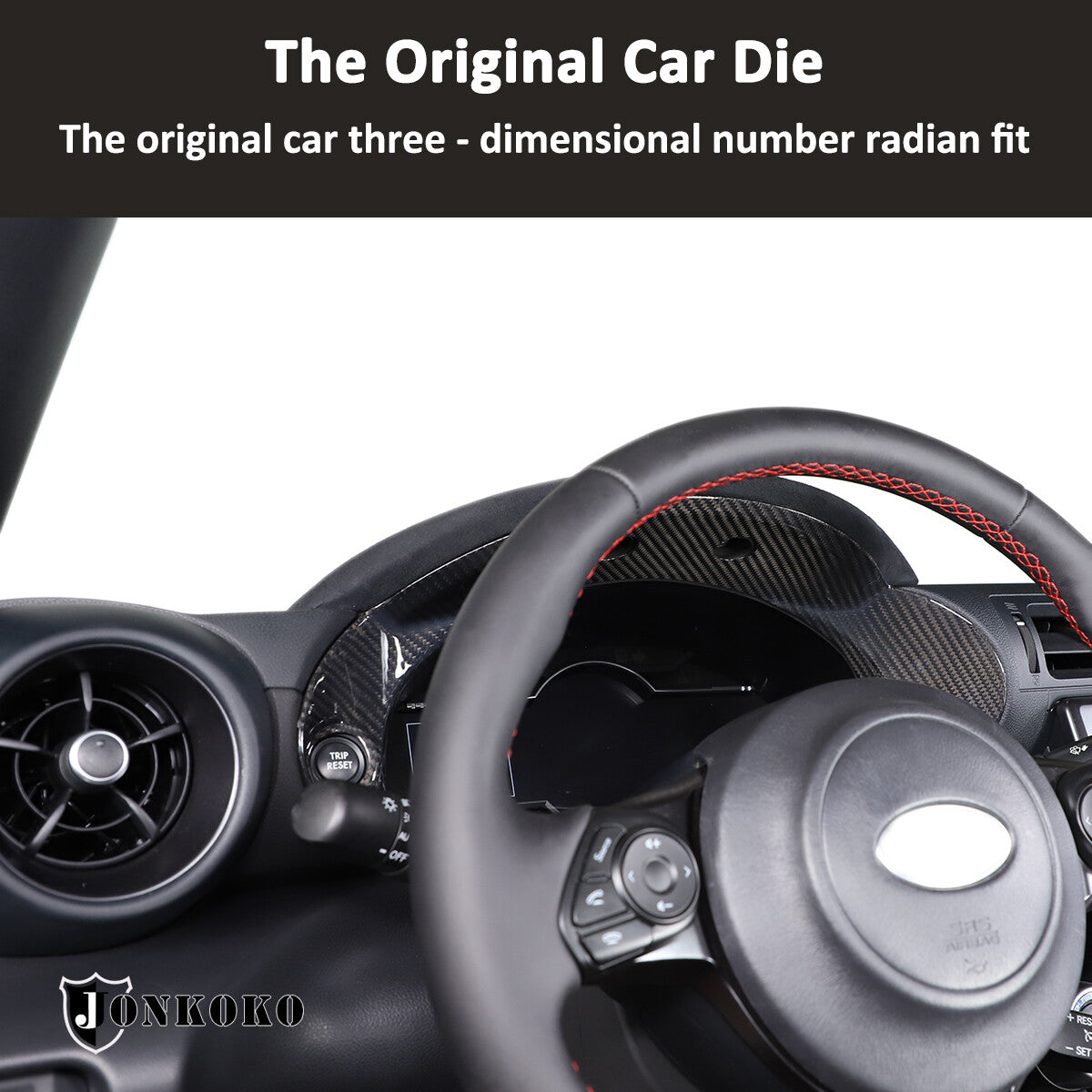 Real Carbon Fiber Tachometer Frame Cover Trim For GR86/Subaru BRZ 2022-24 US 5