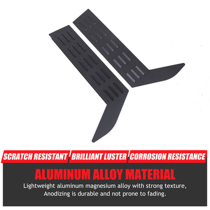 Rear Door Window Louver Air Vent Panel Trim Cover For LR Discovery Sport 2015-25 6