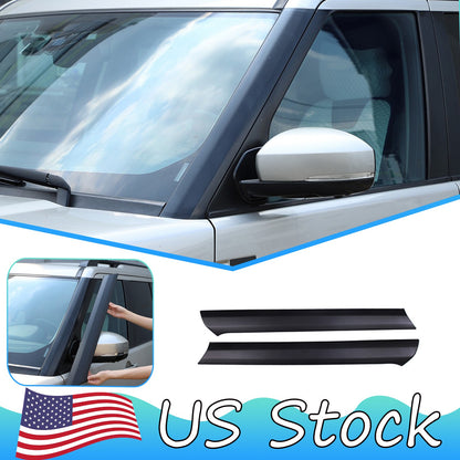 Matte Black Windshield A-pillar Strip Trim For Land Rover Discovery 4 10-16 US 1