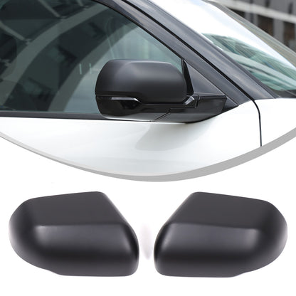 Matte Black Exterior Rearview Mirror Cover Trim For Toyota Tundra/Sequoia 2022+ 2