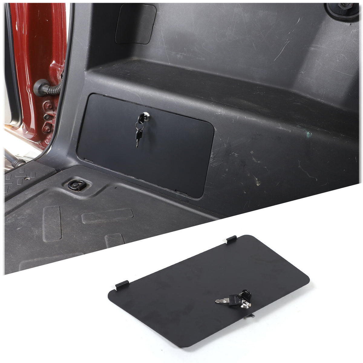 Rear Trunk Side Vault Safe Cargo Storage Lock Box For Toyota FJ Cruiser 07-21 US 4