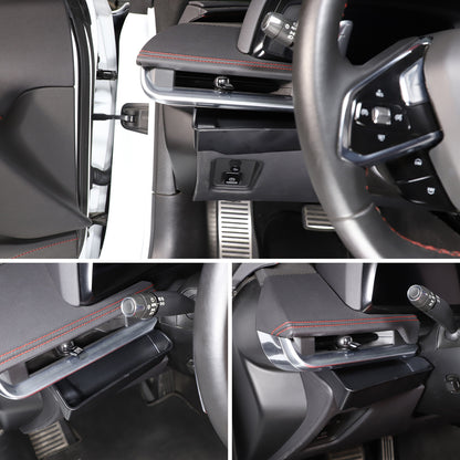 ABS Steering Wheel Left Storage Box Tray For Corvette C8 2020-26 9