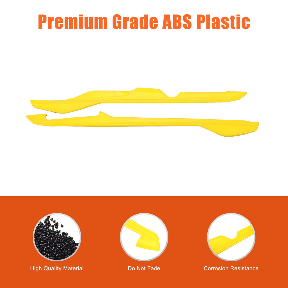 Yellow ABS Center Console Lower Armrest Box Panel Trim For Corvette C8 2020+ 9